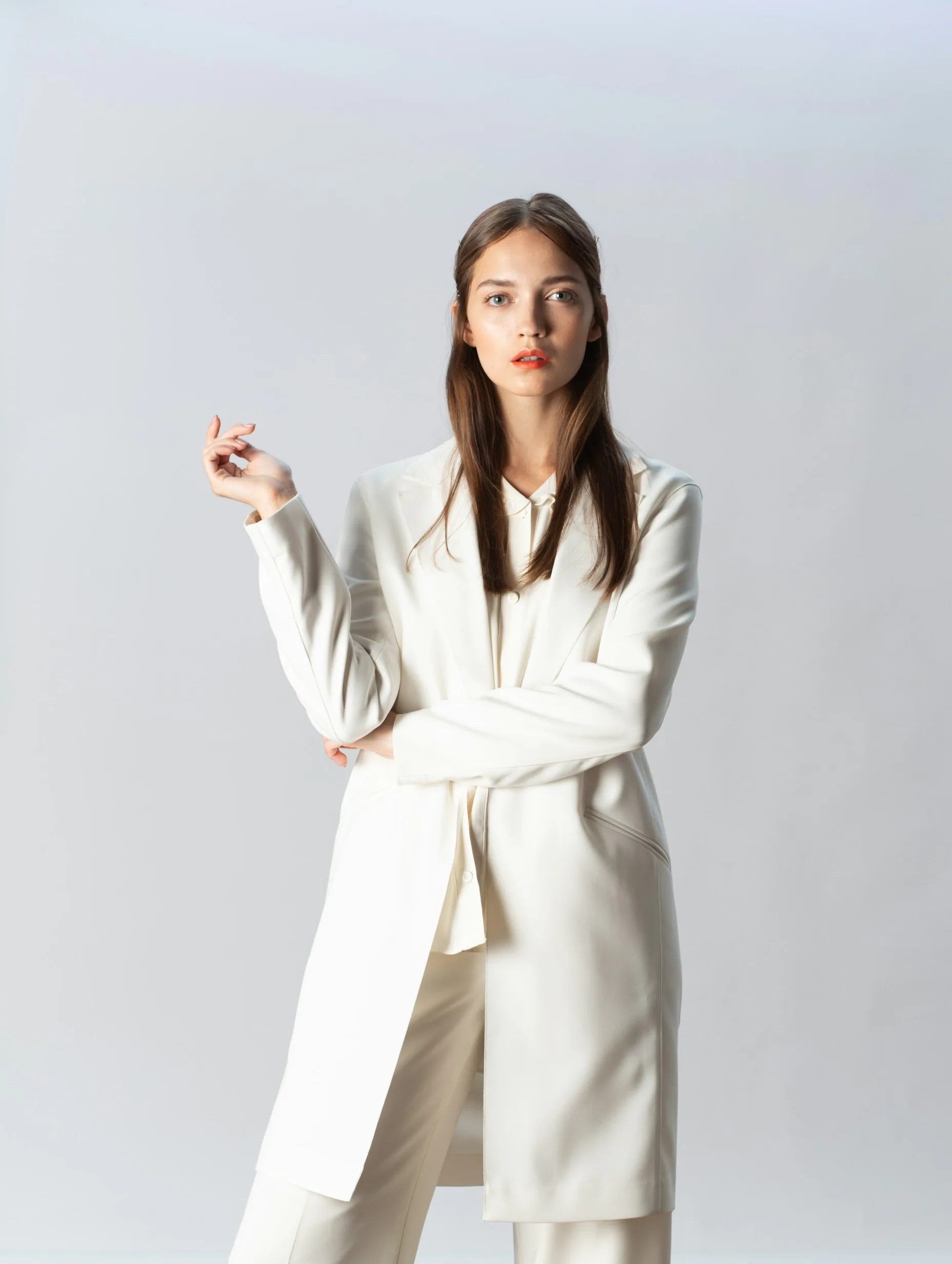 Halden Atelier white suit look
